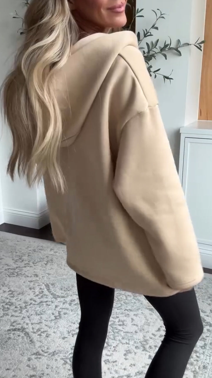 Color Hooded Sweatshirt