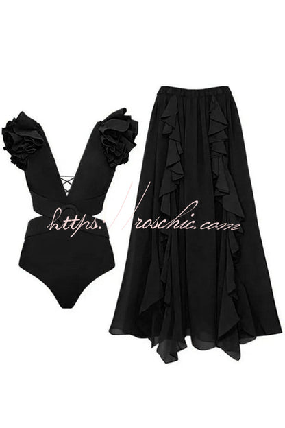 Triumph Pleated Elastic Waist Skirt