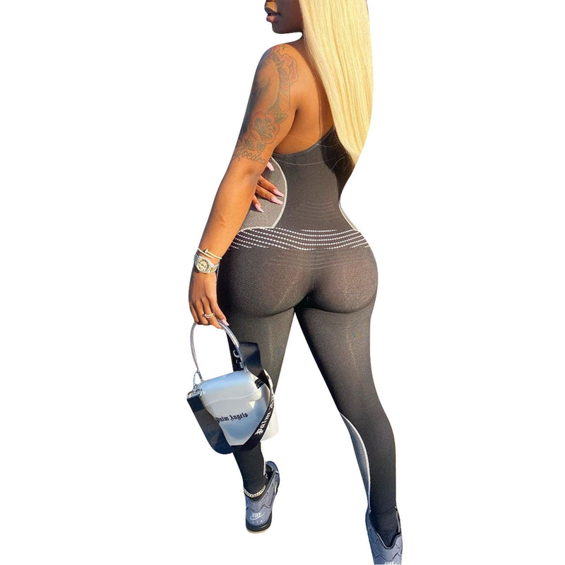 Clothing Fitness Sports Tight Jumpsuit