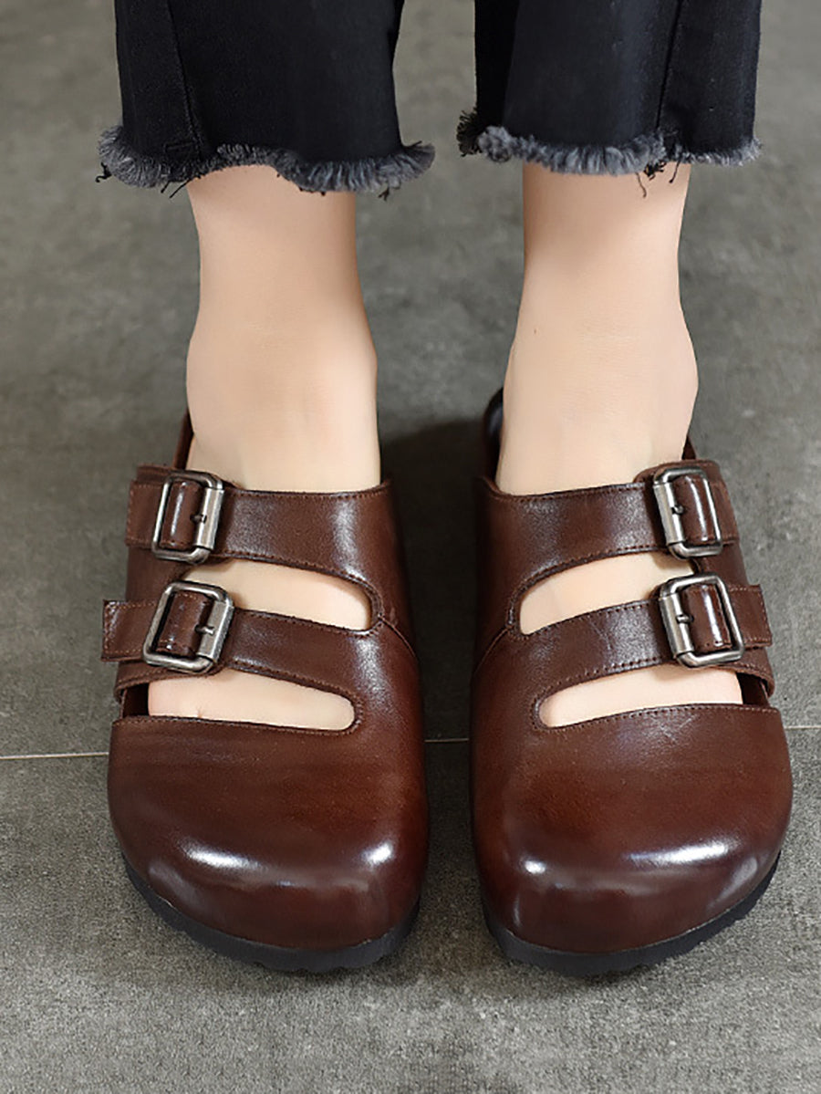 Summer Leather Flat Birkenstock Slippers Ui1024