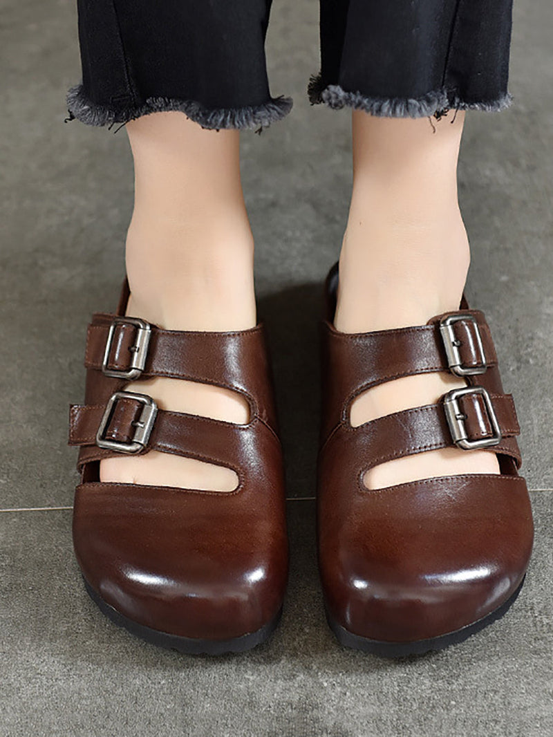 Summer Leather Flat Birkenstock Slippers Ui1024
