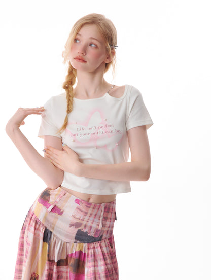 Butterfly Quote Pearl T-shirt