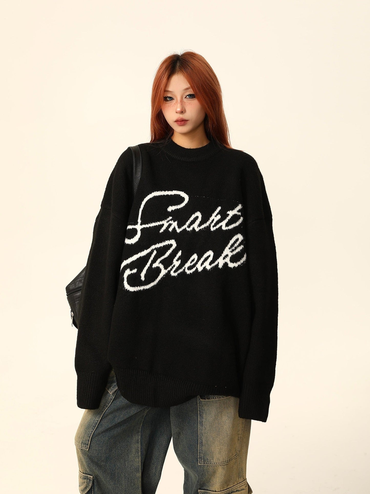 Smart Break Oversized Sweater Jacket