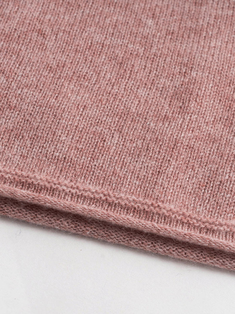 100% Cashmere Round Neck Knit Sweater