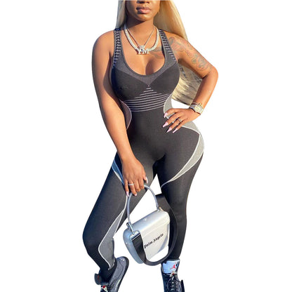 Clothing Fitness Sports Tight Jumpsuit