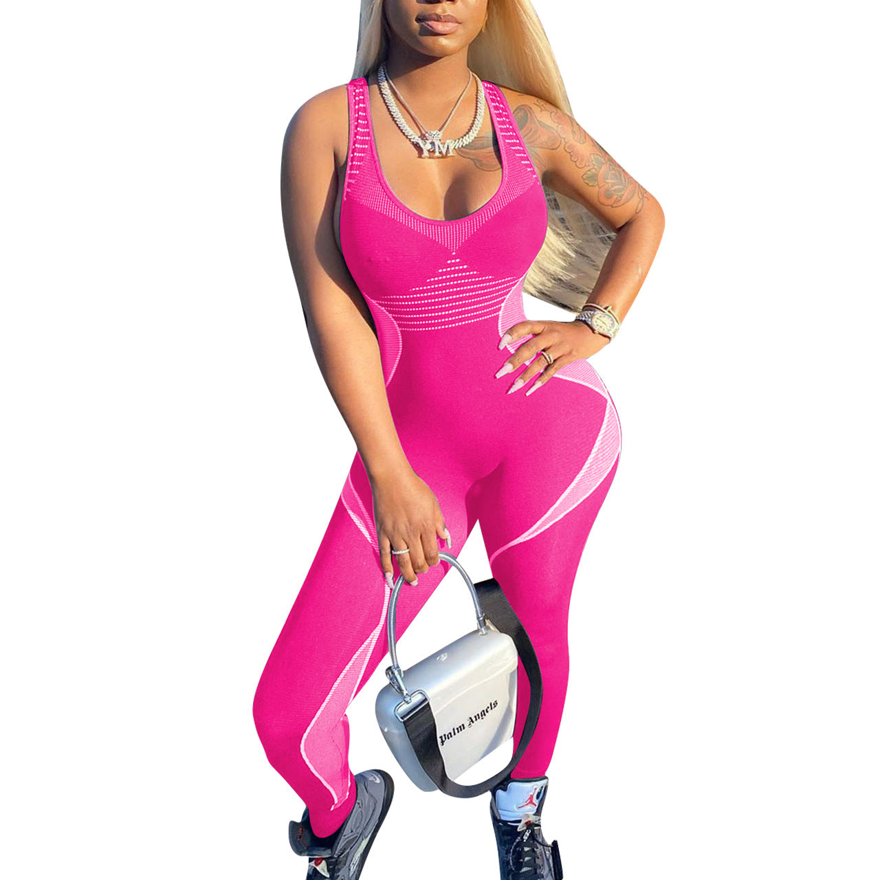 Clothing Fitness Sports Tight Jumpsuit