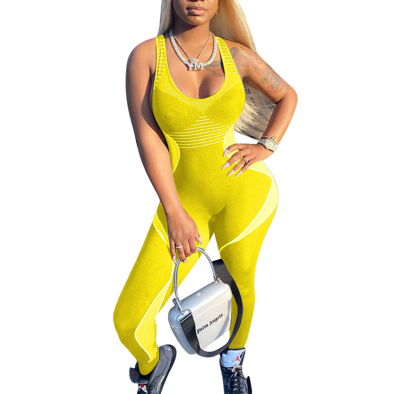Clothing Fitness Sports Tight Jumpsuit