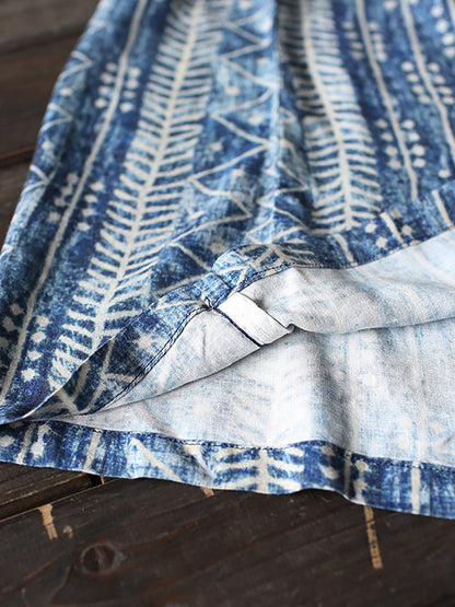 Summer Batik Wide-leg Loose Pants Ll001