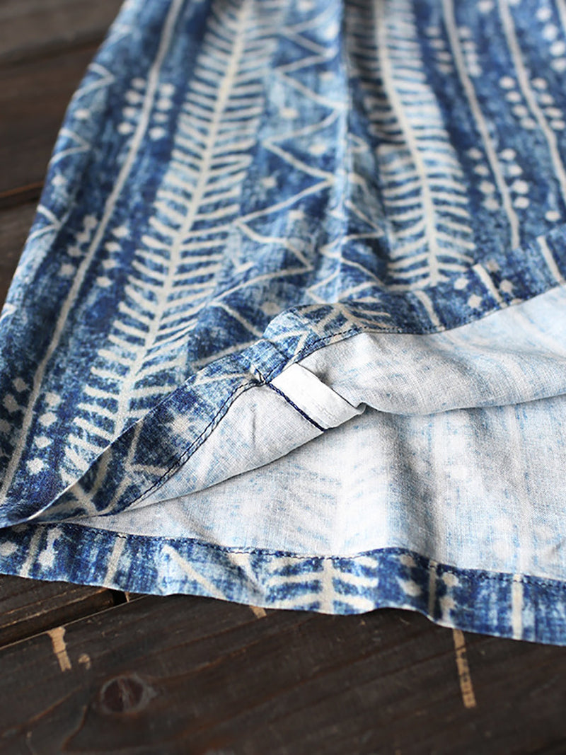 Summer Batik Wide-leg Loose Pants Ll001