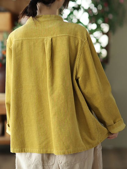 Cotton Corduroy Coat Av1045