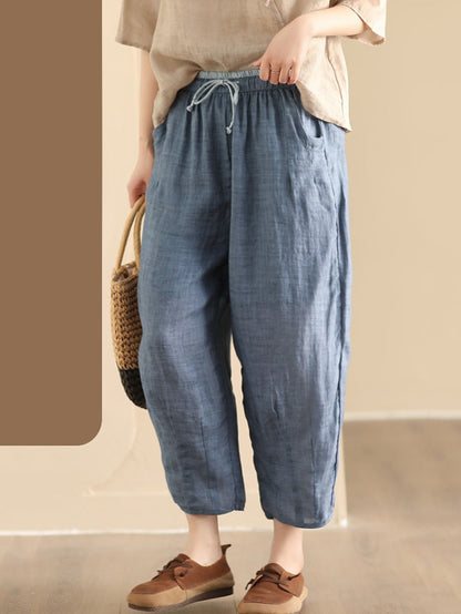 Summer Ramie Harem Pants Cx024