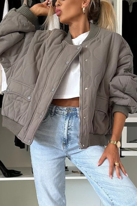 Button Padded Coat