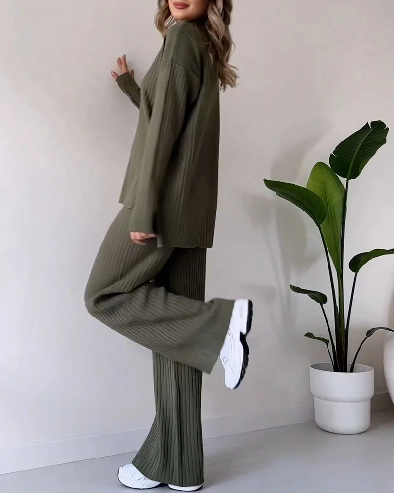 Slit Two-piece Set