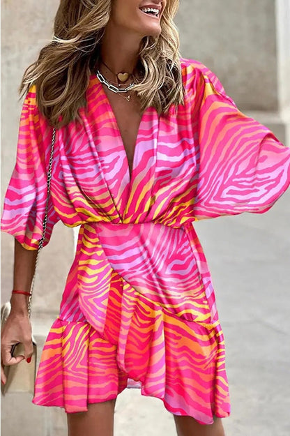 Dancing in the Garden Printed Mini Dress