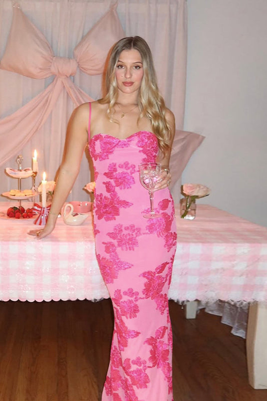 Cami Waist Cinched Bodycon Maxi Dress
