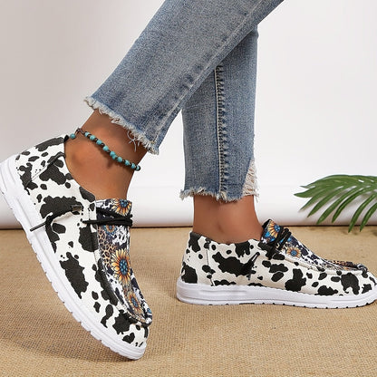 Sunflower Print Canvas Shoes Re F4145