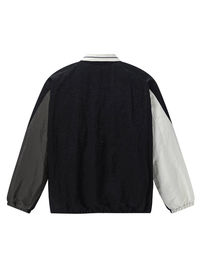 Two-tone Pieced Sweatshirt