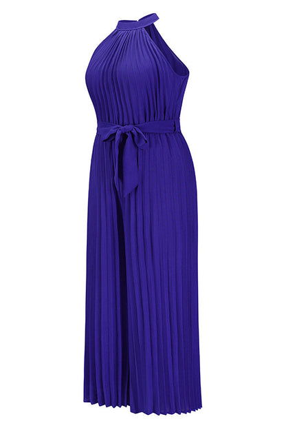 All the Feels Halter Neck Pleated Jumpsuit
