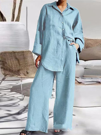 Long Sleeves Shirt and Pants Sets