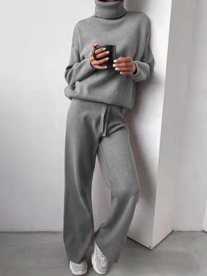 Long Sleeves Top and Pants Two Pieces Sets