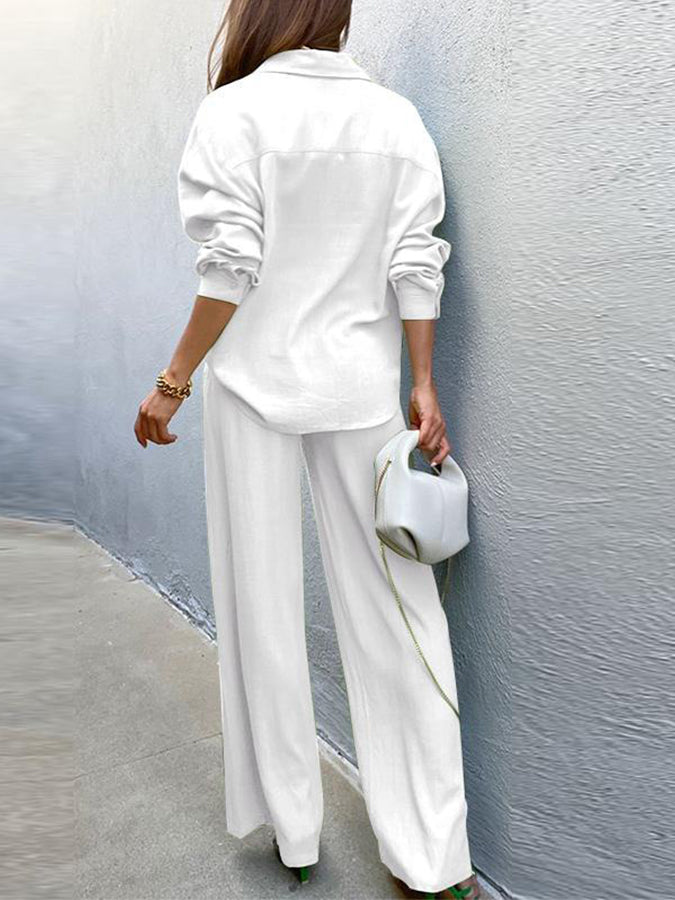 Long Sleeves Shirt and Pants Sets