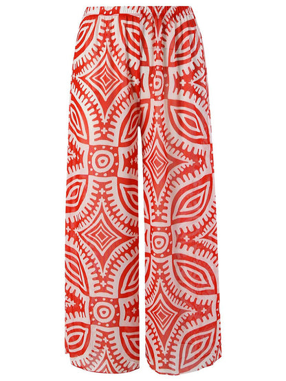 Printed One Piece and Pants Suits
