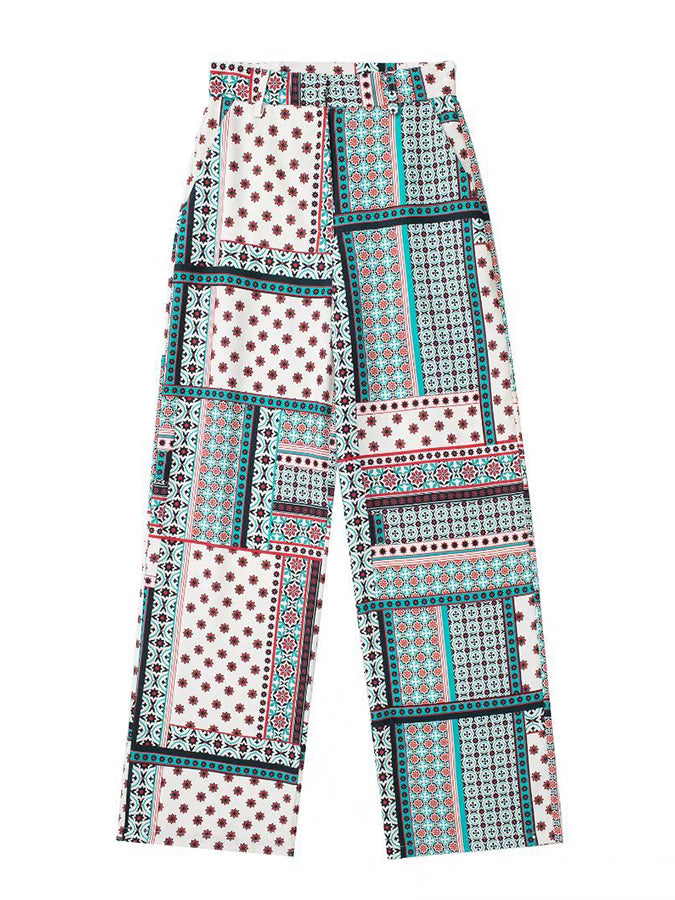 Printed Blazer and Pants Sets