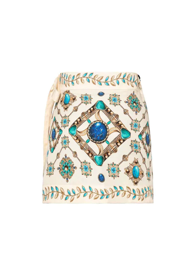 Jewelry Printed Bikini and Skirt or Pants
