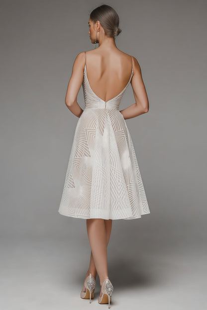Fagra Strapless Embroidered Midi Dress