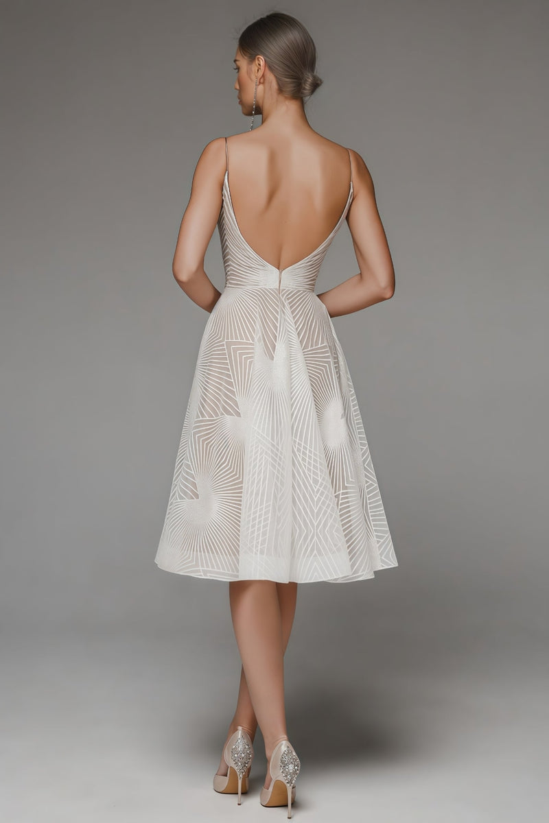 Fagra Strapless Embroidered Midi Dress