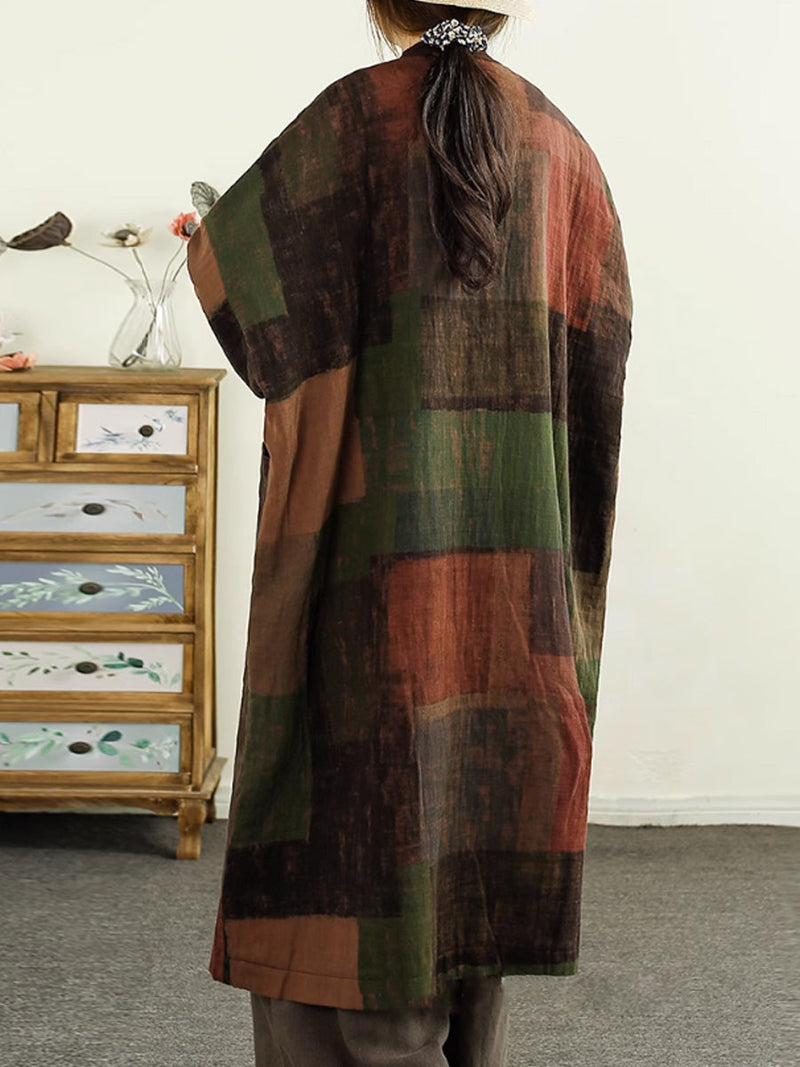 Autumn 100%cotton Long Padded Coat Ai1062
