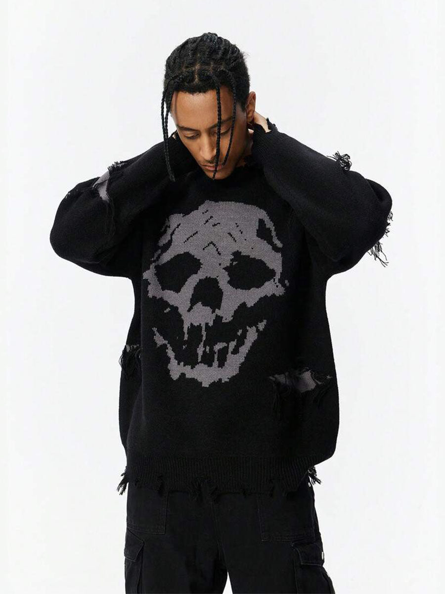 Halloween Ripped Sweater