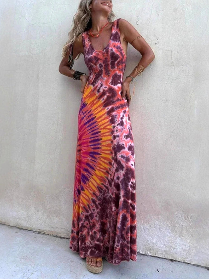 Tie-dye Maxi Dress