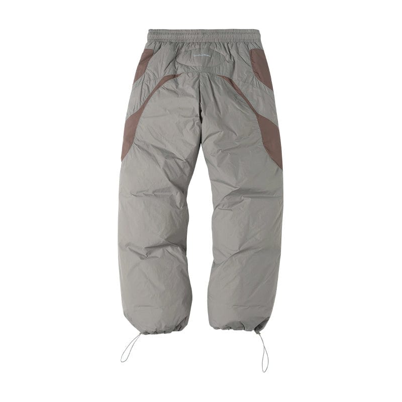 Spliced Splash-proof Padded Track Pants