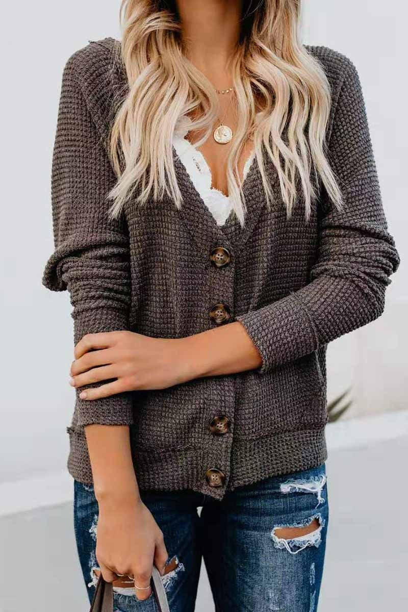 V-neck Bat Sleeve Bottoming Sweater