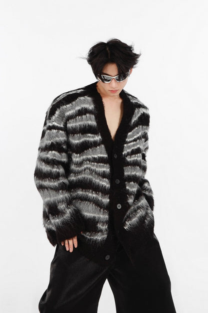 Luxe Mohair Knit Cardigan