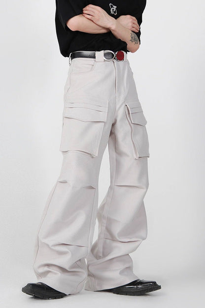 Pleated Straight Fit Pants