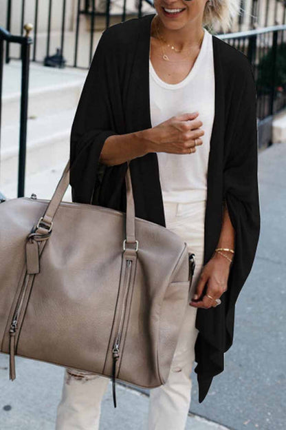 Loose Knitting Irregular Outfit Coat