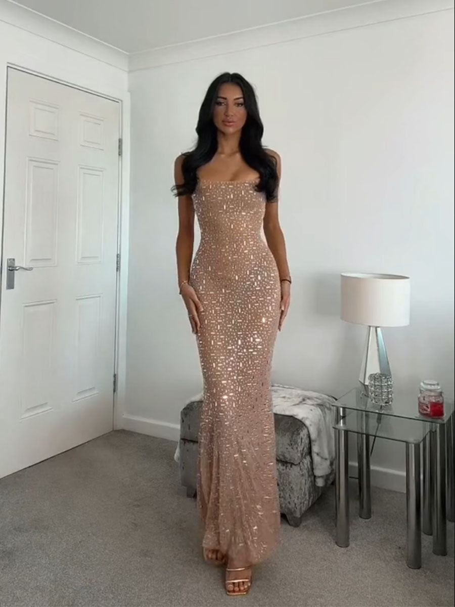 Shimmer Mermaid Maxi Dress