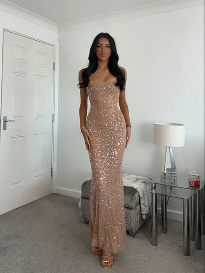 Shimmer Mermaid Maxi Dress