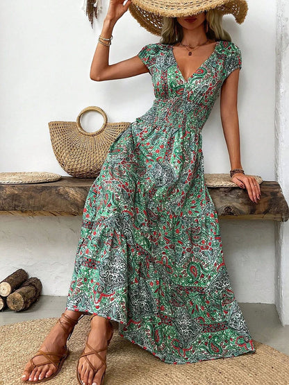 Retro Maxi Dress