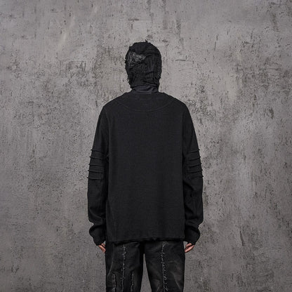 Strapped Sleeve Sweatshirt