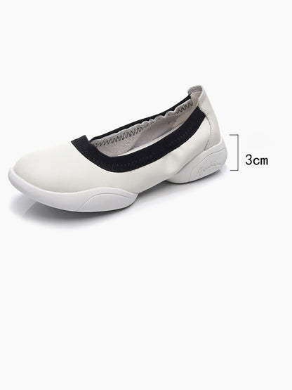 Summer Leather Low-heel Shoes Ui1017