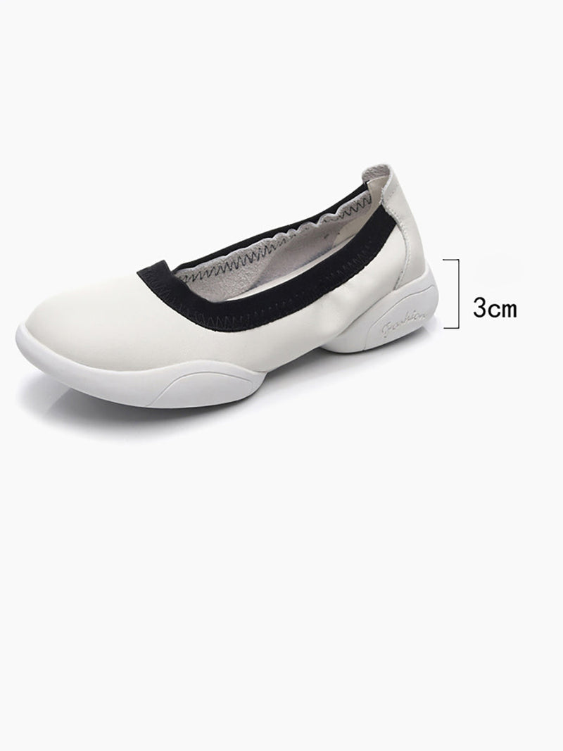 Summer Leather Low-heel Shoes Ui1017