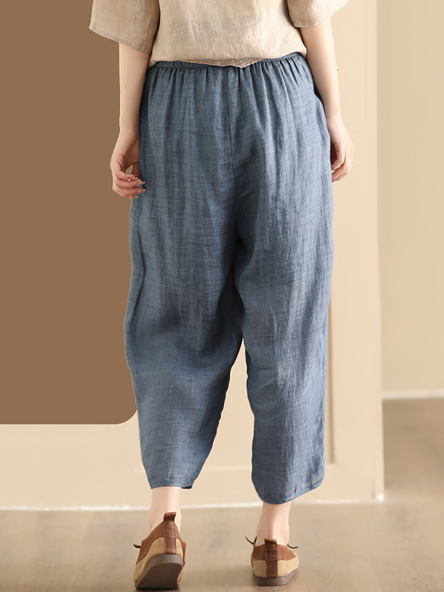 Summer Ramie Harem Pants Cx024
