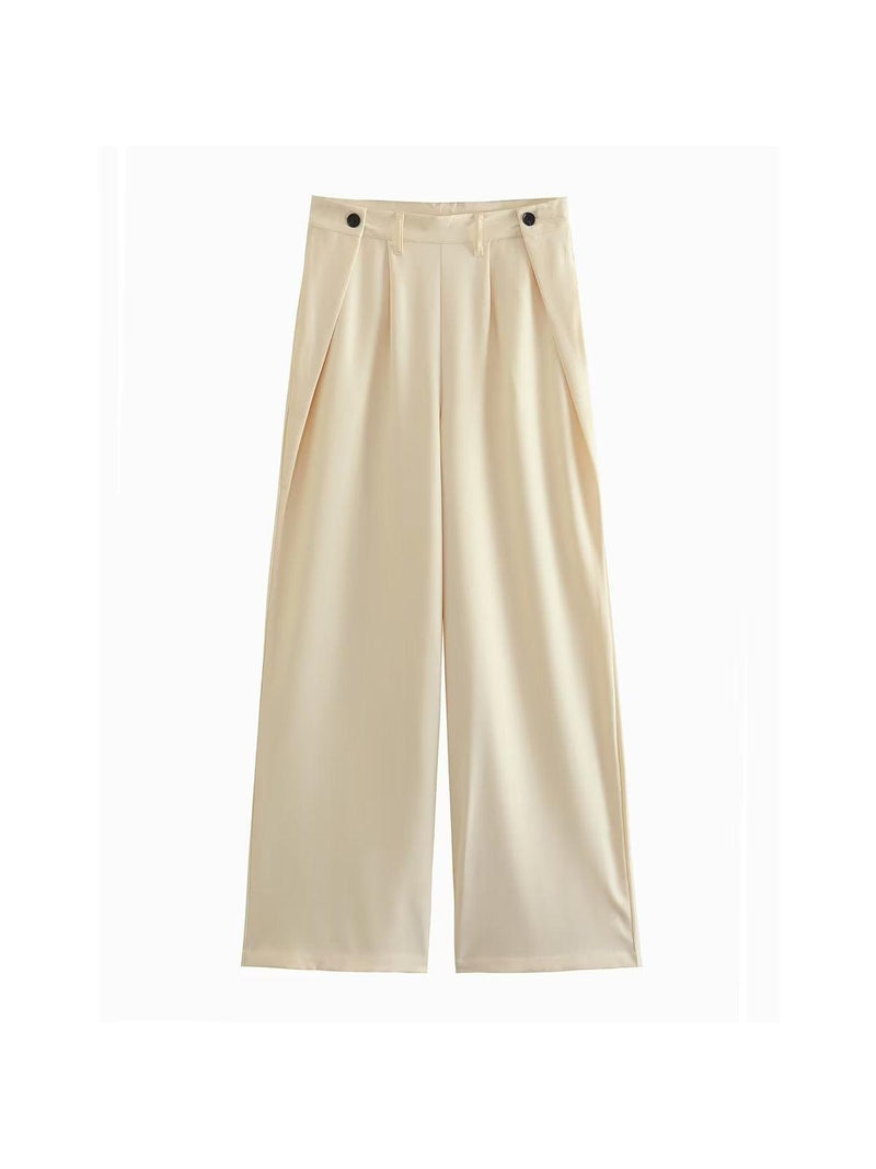 Bodysuit Style Blazer & Wide Leg Pants Coord Set