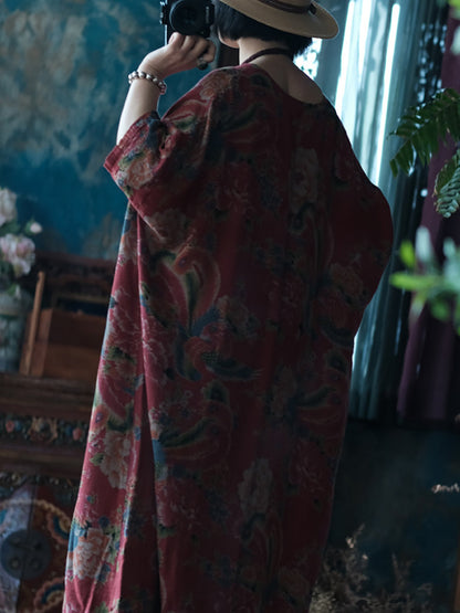 Flower Spring 100%cotton Shirt Coat Kl1013