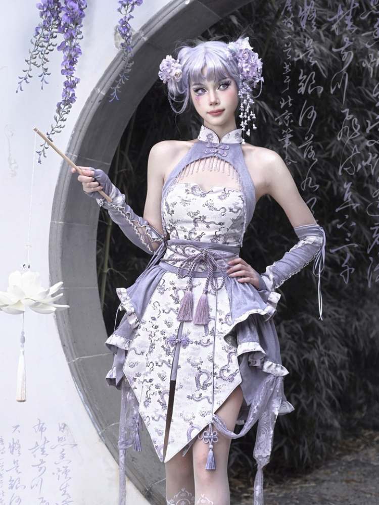 Chinese Qipao Inspired Lolita Skirt