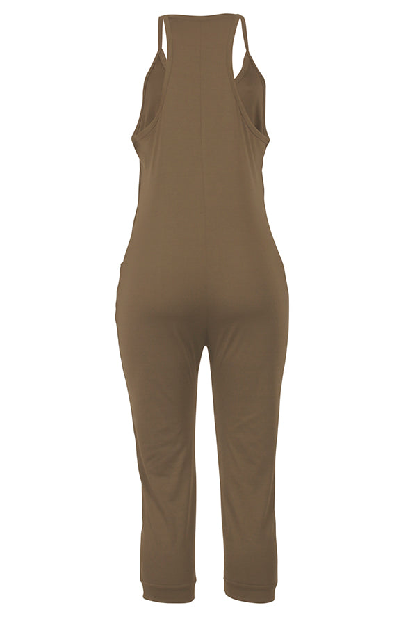 Basics Pocket Design Cami Jumpsuit Ar5079