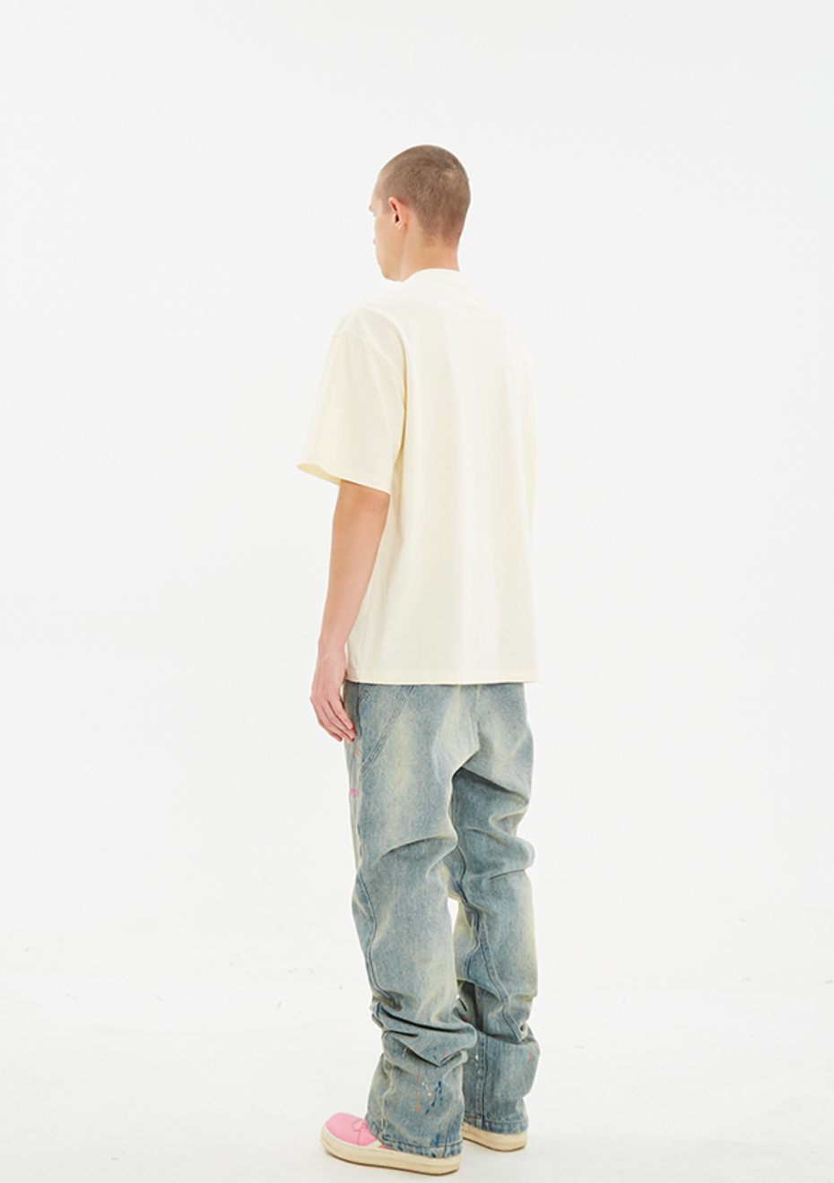 Serene Peace Dove Suede Foam Printed T-shirt